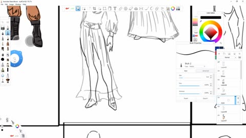 Redesigning OC's clothing (June and Grace)