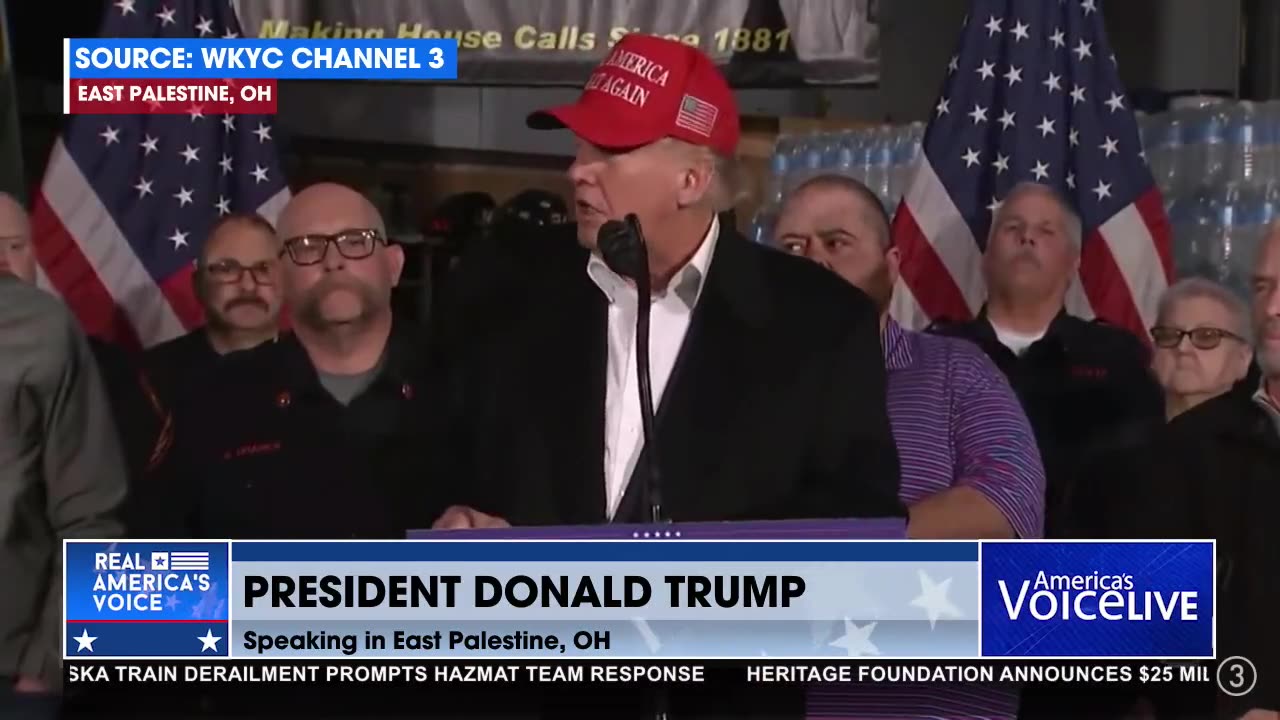 President Trump: East Palestine needs answers and results