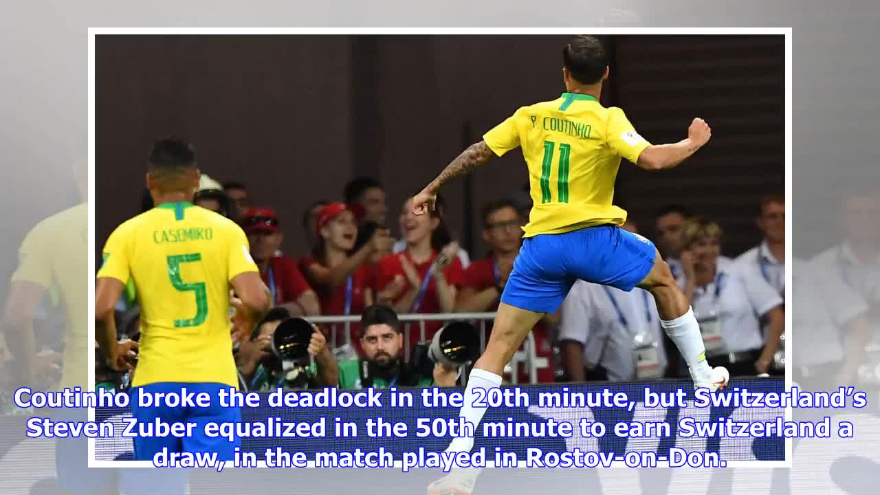 Breaking News | Coutinho: Brazil played well against Switzerland