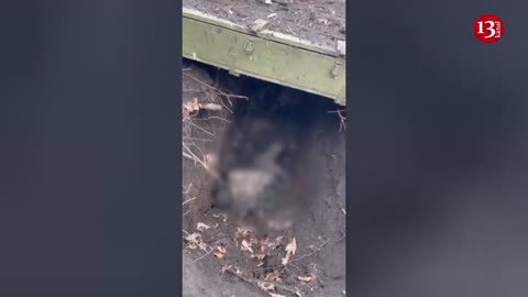 Ukrainian fighters in Russians’ position