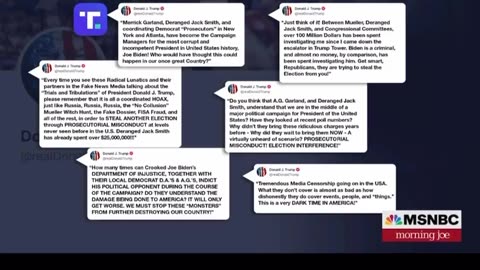 #Trump shares #QAnon post on #TruthSocial and the main stream media freaks out !