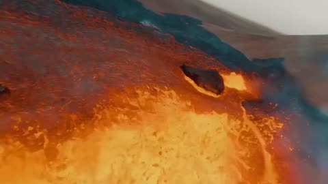 ドローンが上空飛行を生き延びたという事実は驚くべきことです。 これほど近くで噴火を見たことがありません。