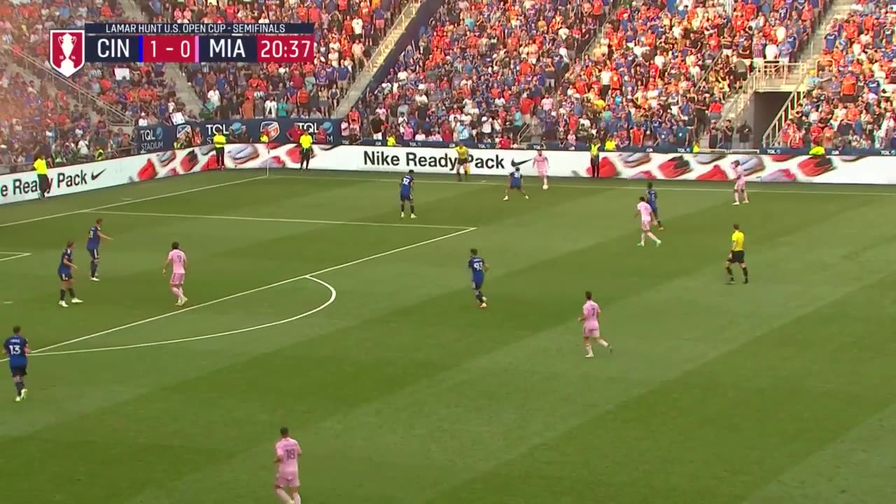 2023 Lamar Hunt US Open Cup Semifinal: FC Cincinnati vs Inter Miami - Highlights - Aug 23