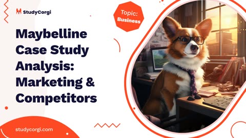 Maybelline Case Study Analysis: Marketing & Competitors - Research Paper Example