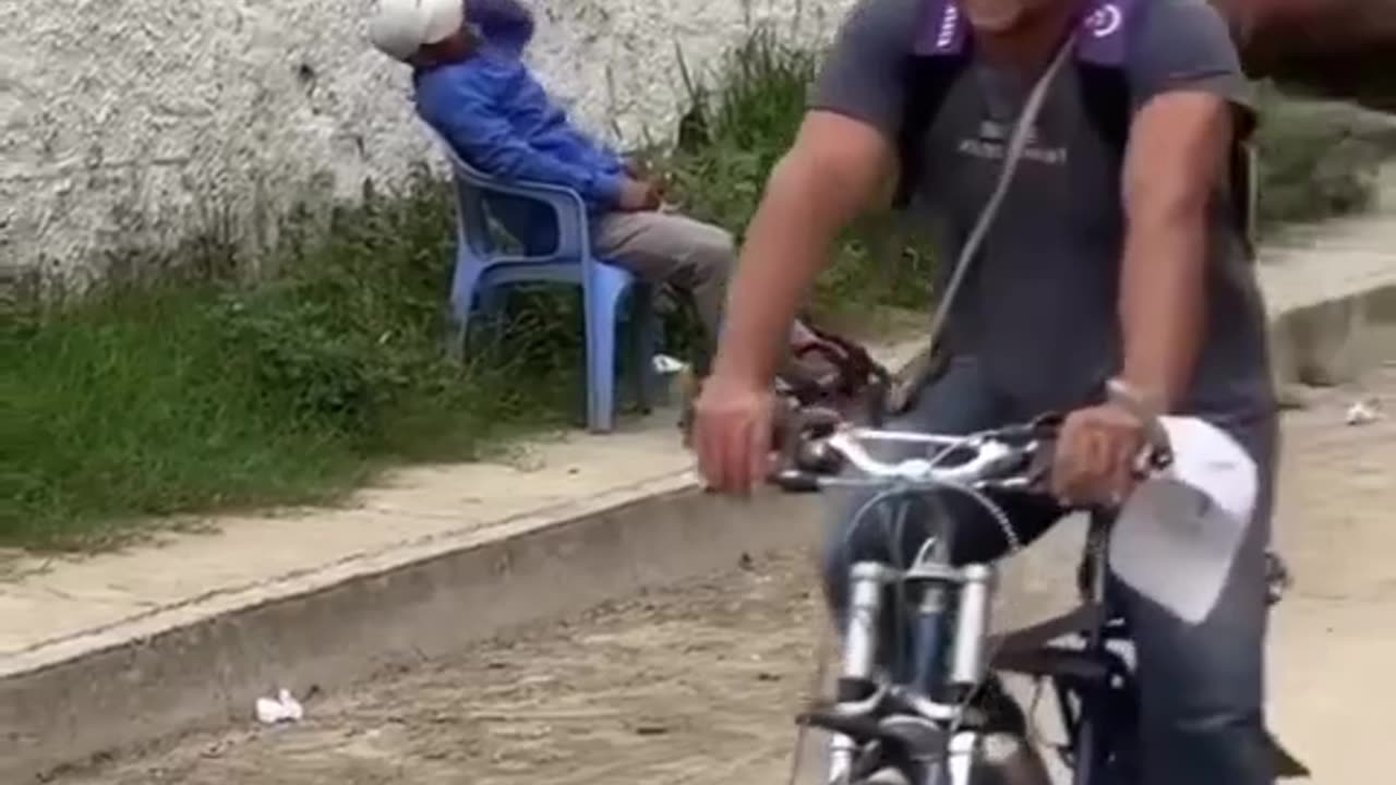 Funny video on road