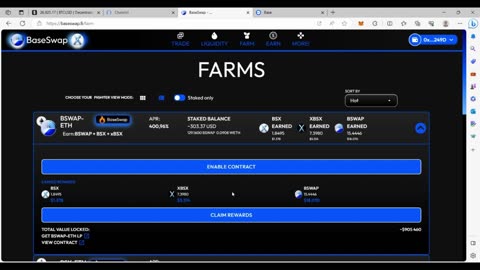 Base Swap! Größte DEX auf Base Chain! 400% APR !!!