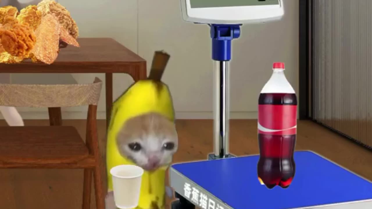 Banana cat 0 calories