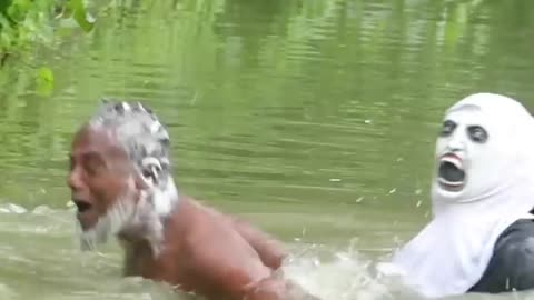 GHOST PRANK GONE WRONG AT THE LAKE 🧟‍♀️🧟‍♀️🧟