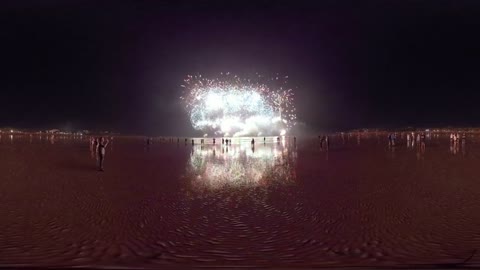 Territory Day fireworks in 360 degrees