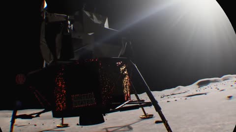Nasa video Walking on the moon with Apollo 12 experience