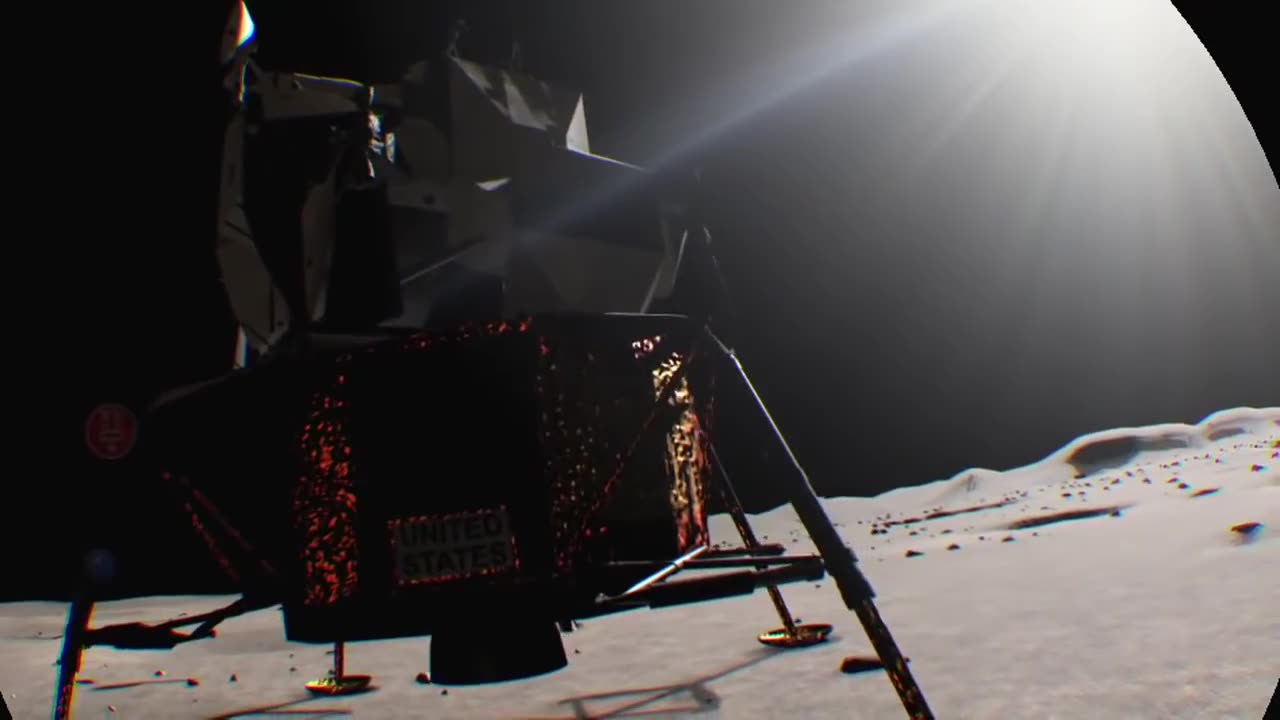 Nasa video Walking on the moon with Apollo 12 experience