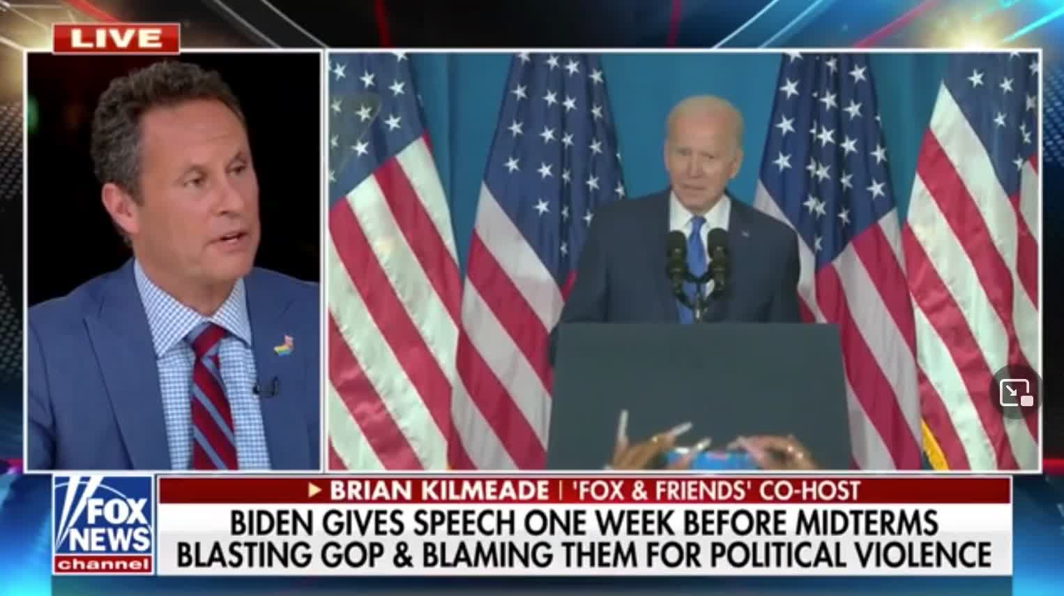 Brian Kilmeade calls Biden's speech "Presidential address abuse."