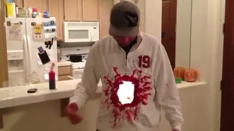 105.iPad2 Halloween Costume- Gaping hole in torso