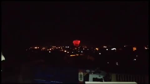 Gaza war IDF attacks night views