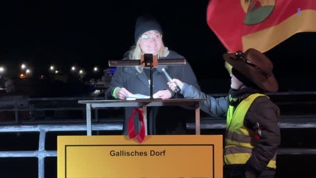 Wolgast - Redebeitrag von Maria 08-11-2022