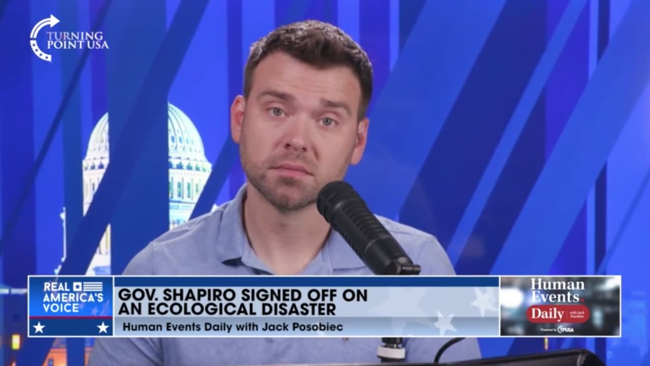 Jack Posobiec SLAMS Gov. Shapiro for signing off on "controlled burn" of chemicals.