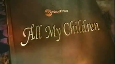 April 22, 2005 - Open to 'All My Children'