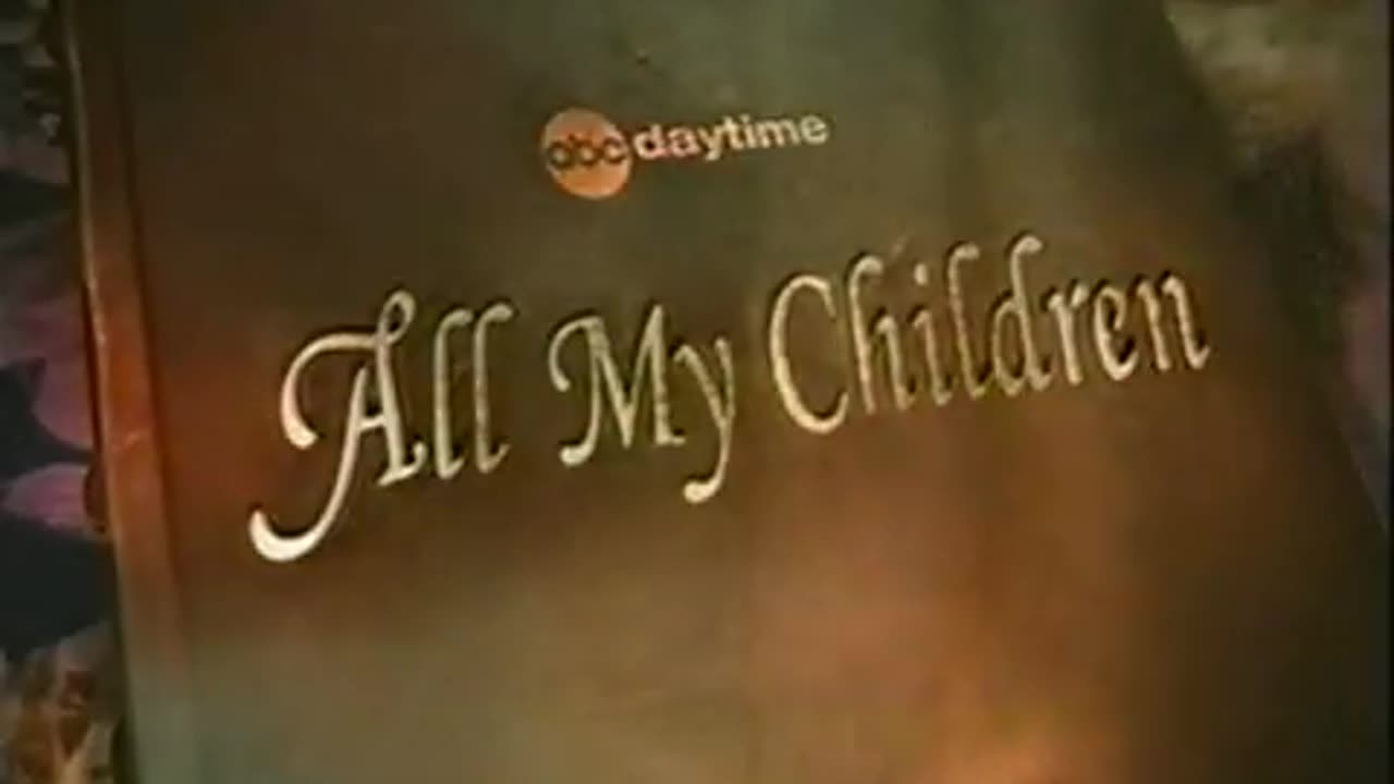April 22, 2005 - Open to 'All My Children'