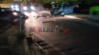makeleio.gr - Σφοδρό τροχαίο στον Διόνυσο