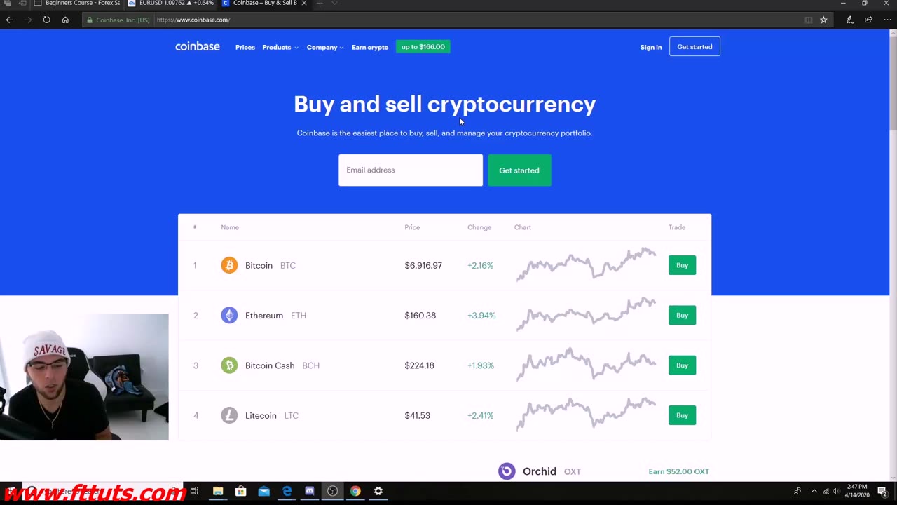 Daniel Savage Forex Trading Course: Coinbase