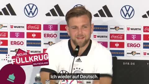 Bizeps-Flex und Sprüche-Feuerwerk_ Thomas Müller und Niclas Füllkrug liefern PK-Show ab