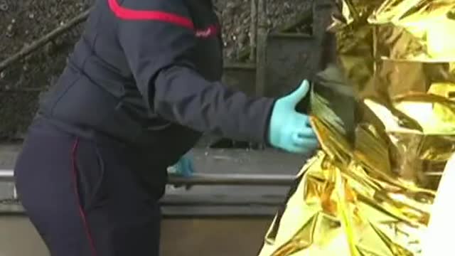 A Sky News team has witnessed