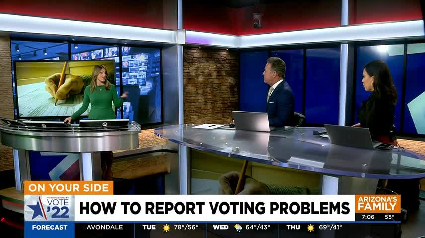 Here's how to report voting problems in Arizona