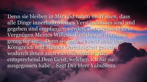 2. WORTE DER WEISHEIT von YahuShua HaMashiach ❤️ nach denen wir leben sollen ❤️ TROMPETE GOTTES