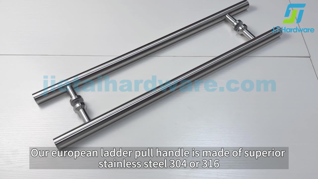 Unlock trendy elegance with our sleek European ladder pull handle! #handle #jietai #glass