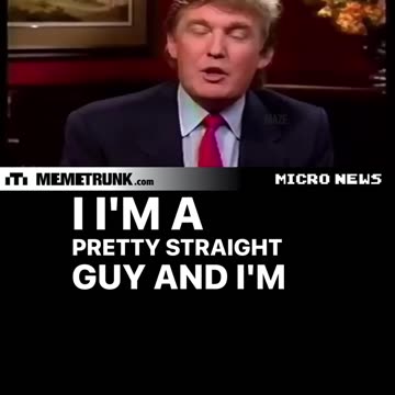 DJT on running for office