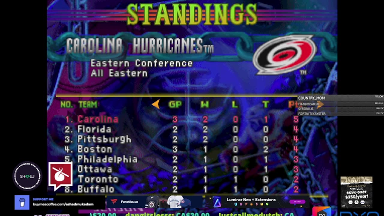 NHL Blades of Steel 99 - July 17, 2023 Gameplay