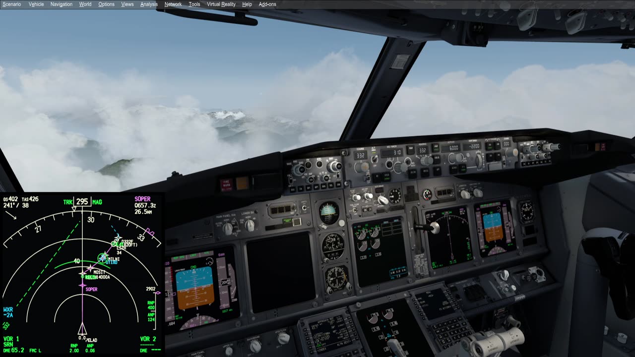 Zürich LSZH Arrival 737 IVAO P3D4