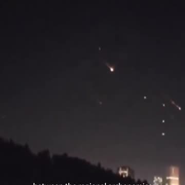 Israeli intelligence has detected the launch of dozens of drones and cruise missiles from Iran...