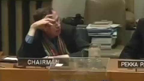 Prof Rosalind Peterson at the UN