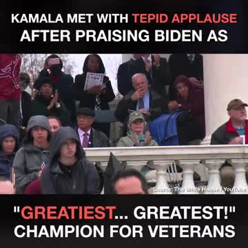 2022: Kamala Harris does not get applause for Joe Biden