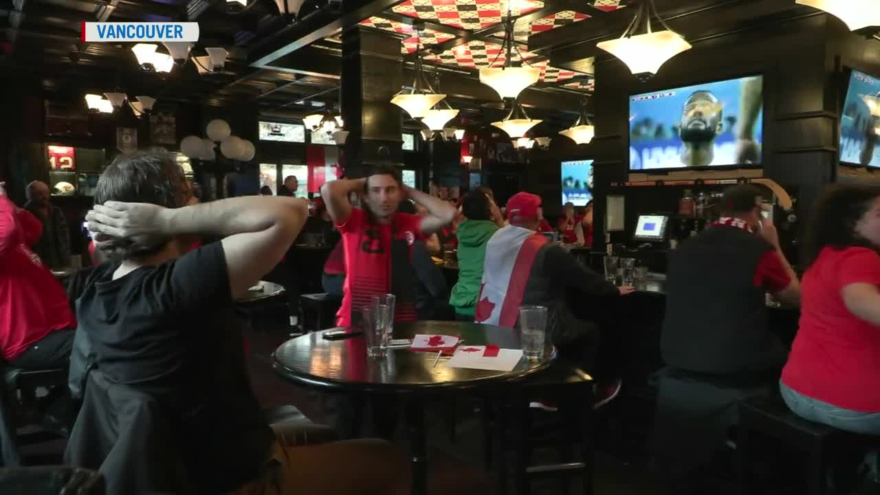 Soccer fans across the country celebrate Canada's return to the World Cup