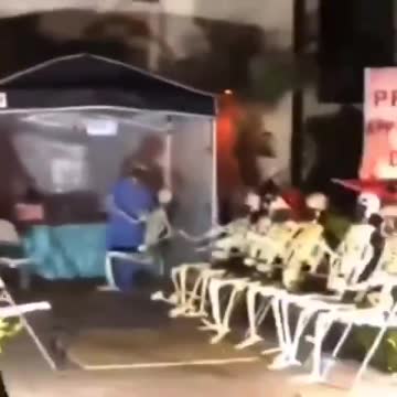 VAXXEDTARD NOT HAPPY ABOUT ANTI-VAXX HALLOWEEN DECORATIONS - BURBANK CA