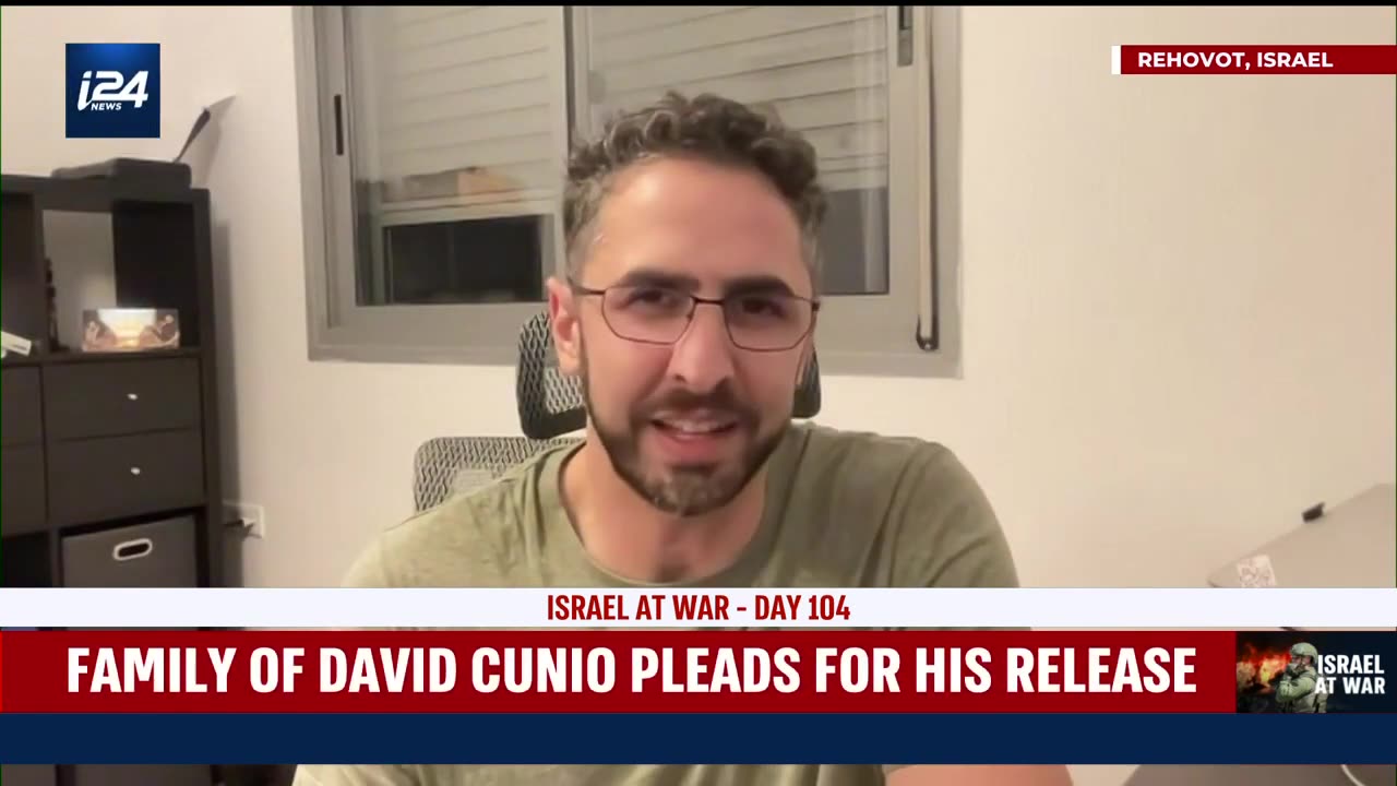 The family of David Cunio begs for his release from Gaza