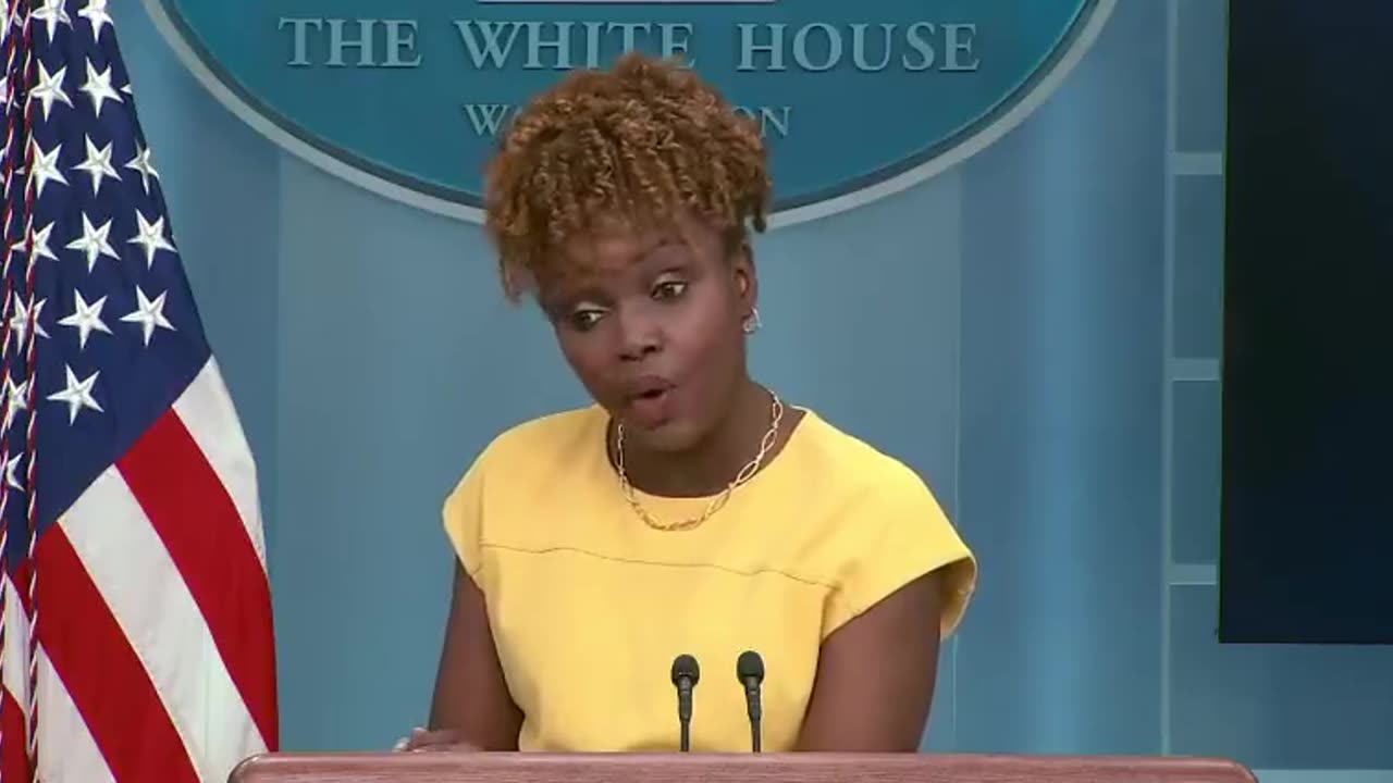 The White House Press Secretary commented on the Florida judge's decision to block the Biden