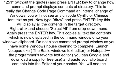 How to save a list of directory with files containing Russian or Chinese characters