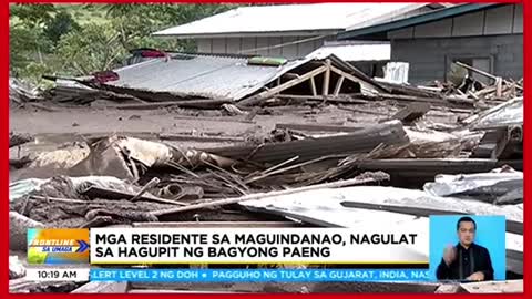 Mga residente sa Maguindanao, nagulat sa hagupit ng bagyo