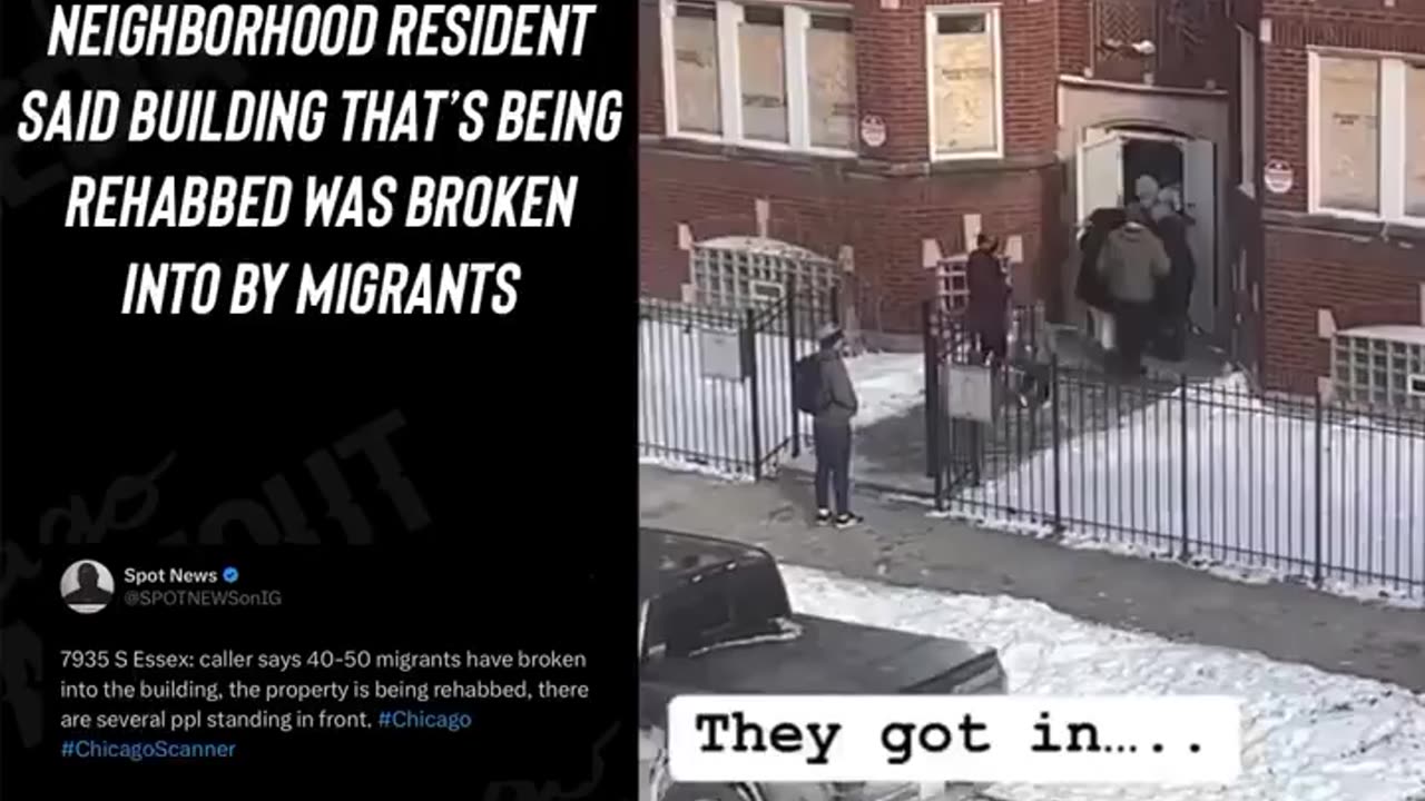 Illegal Aliens Breaking Into Buildings For Shelter