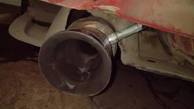 Modified exhaust pipe