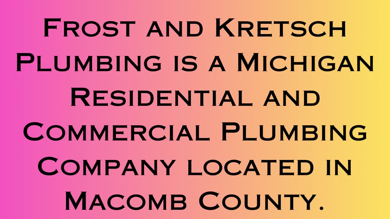 plumbing company in New Baltimore