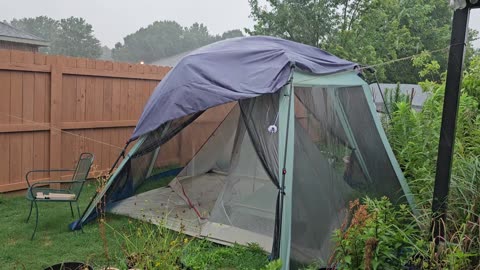 OH NO! MY NEW TENT WAS ALMOST TAKEN BY THE WIND BEFORE I COULD EVEN USE IT. 06/26/2024.