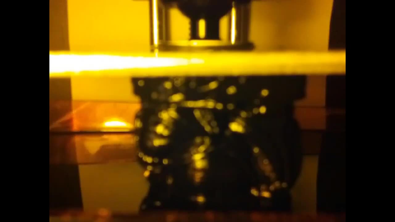 3D Printed Darth Vader Buddha TimeLapse Resin DLP/SLA Printer | 3D Facture Draken 3D Printer