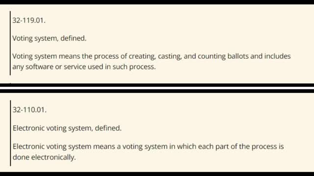 Does Nebraska use an electronic voting system?