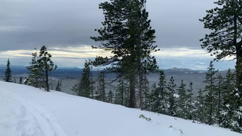 First Arriving at the Summit Area – Central Oregon – Vista Butte Sno-Park – 4K