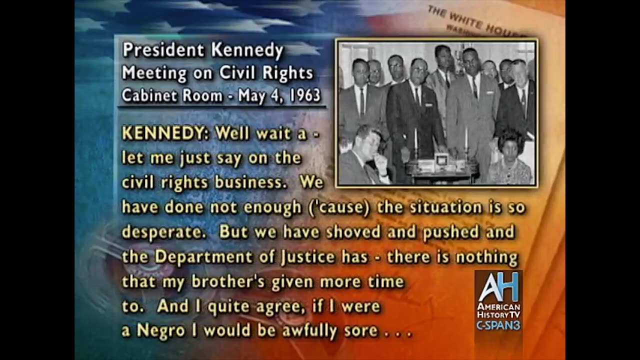 May 4, 1963 - JFK Tape-Recorded Remarks on Civil Rights