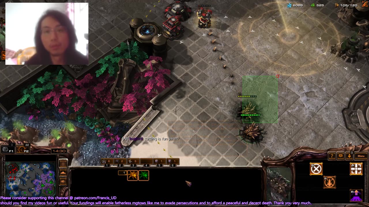 starcraft2 smashed another turtling terran on gresvan